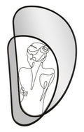 Specchio Artistico da Muro Nudity 40,6 x 3,2 x 70,5 cm