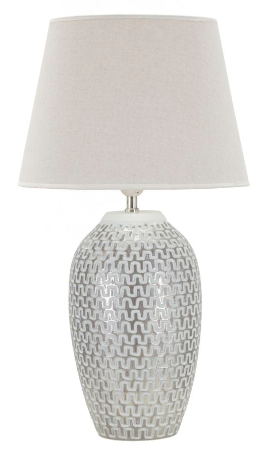 Lampada da Tavolo Wave in Resina Ø 35 cm - Altezza 65 cm