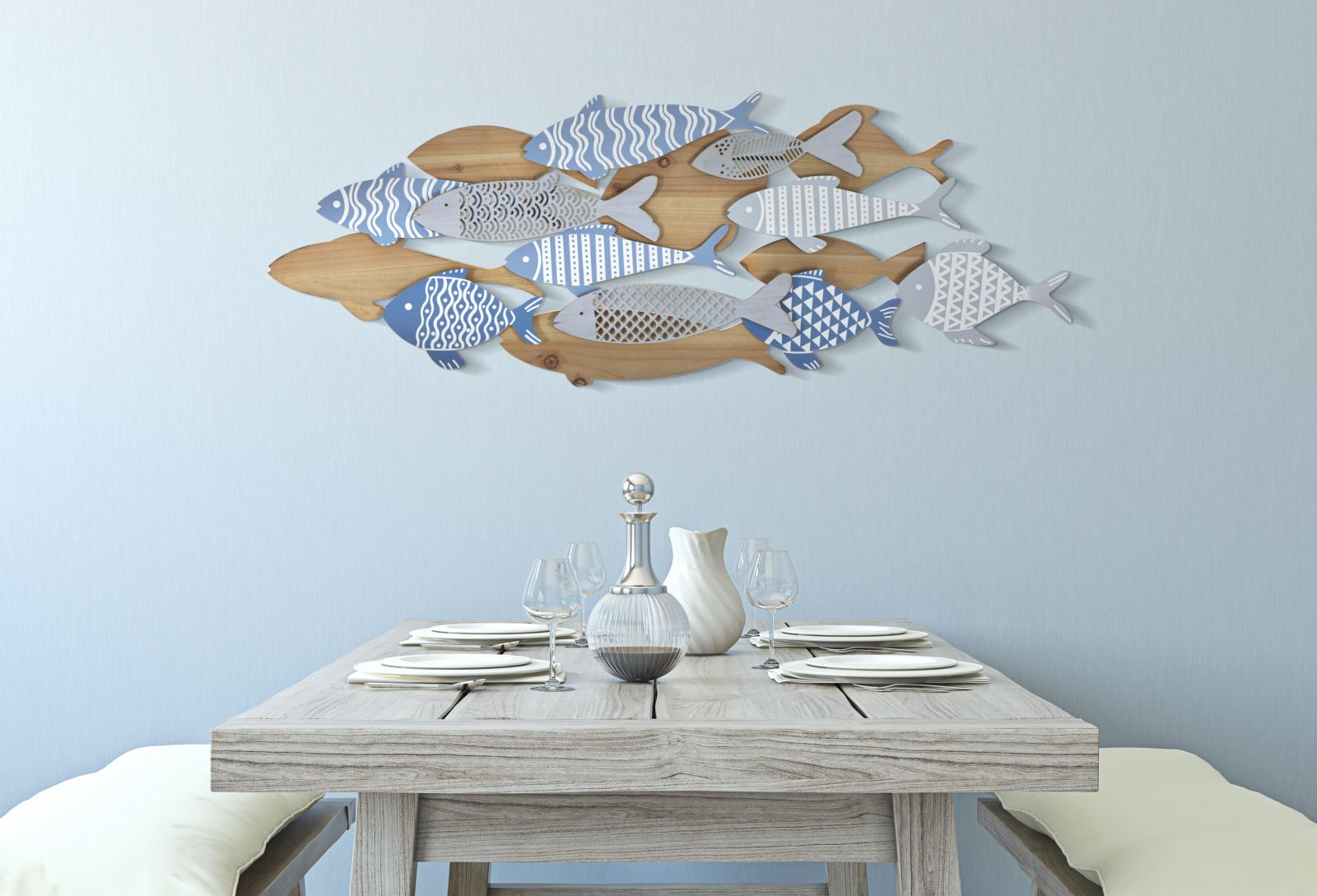 Pannello Decorativo Marinario 3D cm 91x3x33,5