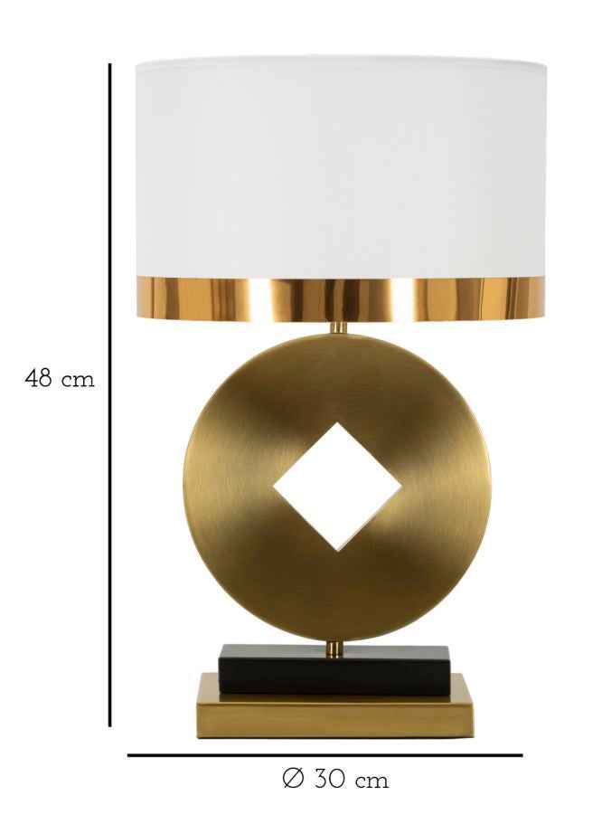 Lampada da Tavolo Eleganza Coin ø 30x53