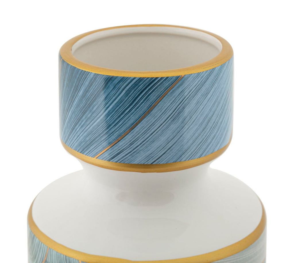 Vaso Elegante in Ceramica Alta Ø 14 cm, 40 cm di Altezza