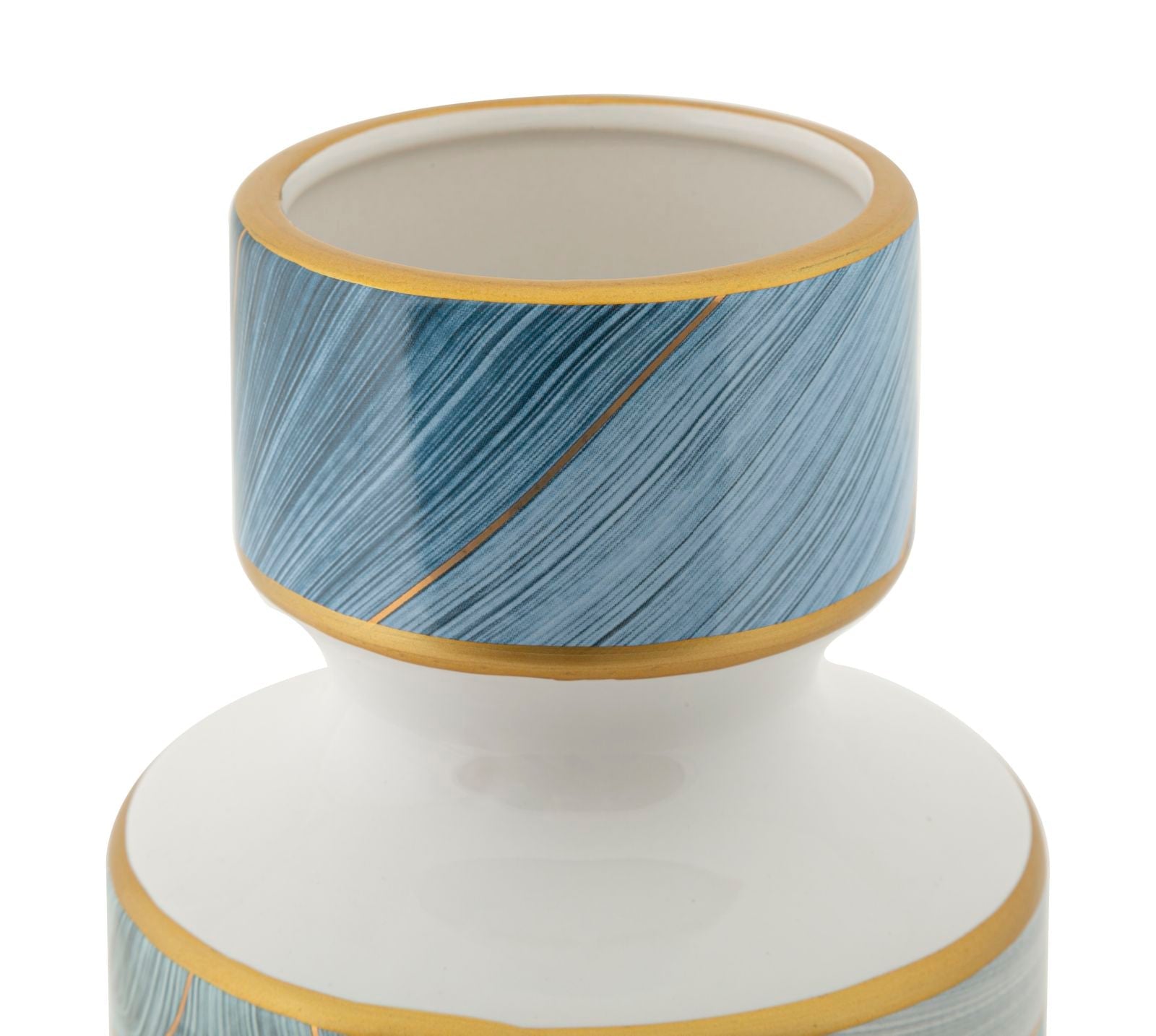 Vaso Elegante in Ceramica Alta Ø 14 cm, 40 cm di Altezza
