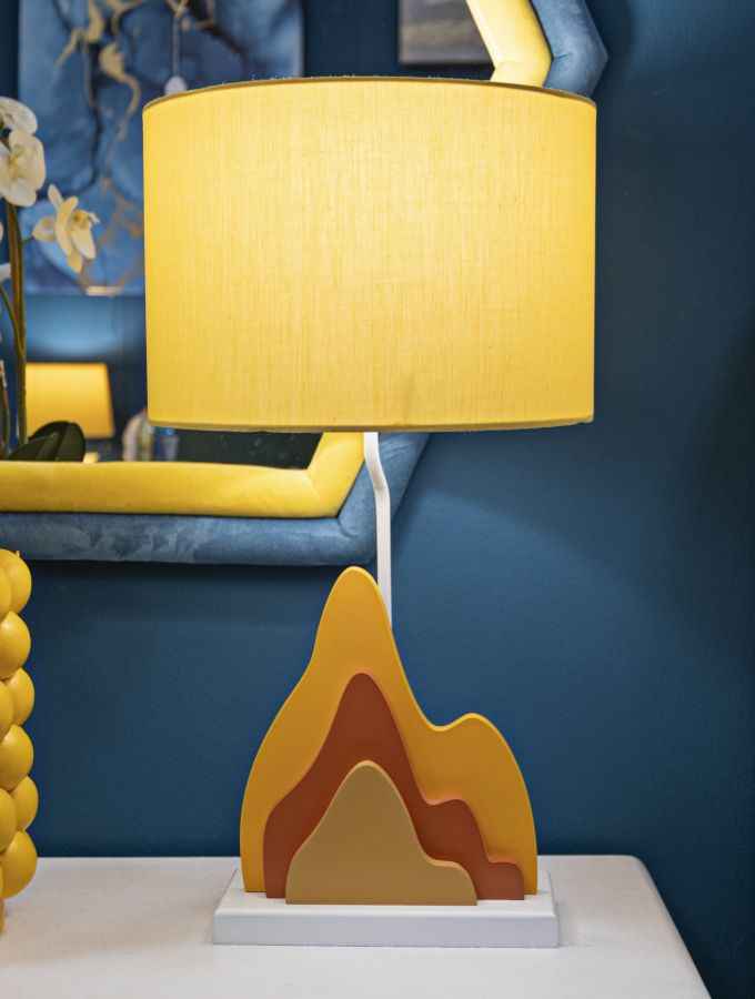 Lampada da Tavolo Design Fiamma -a- 30x57 cm