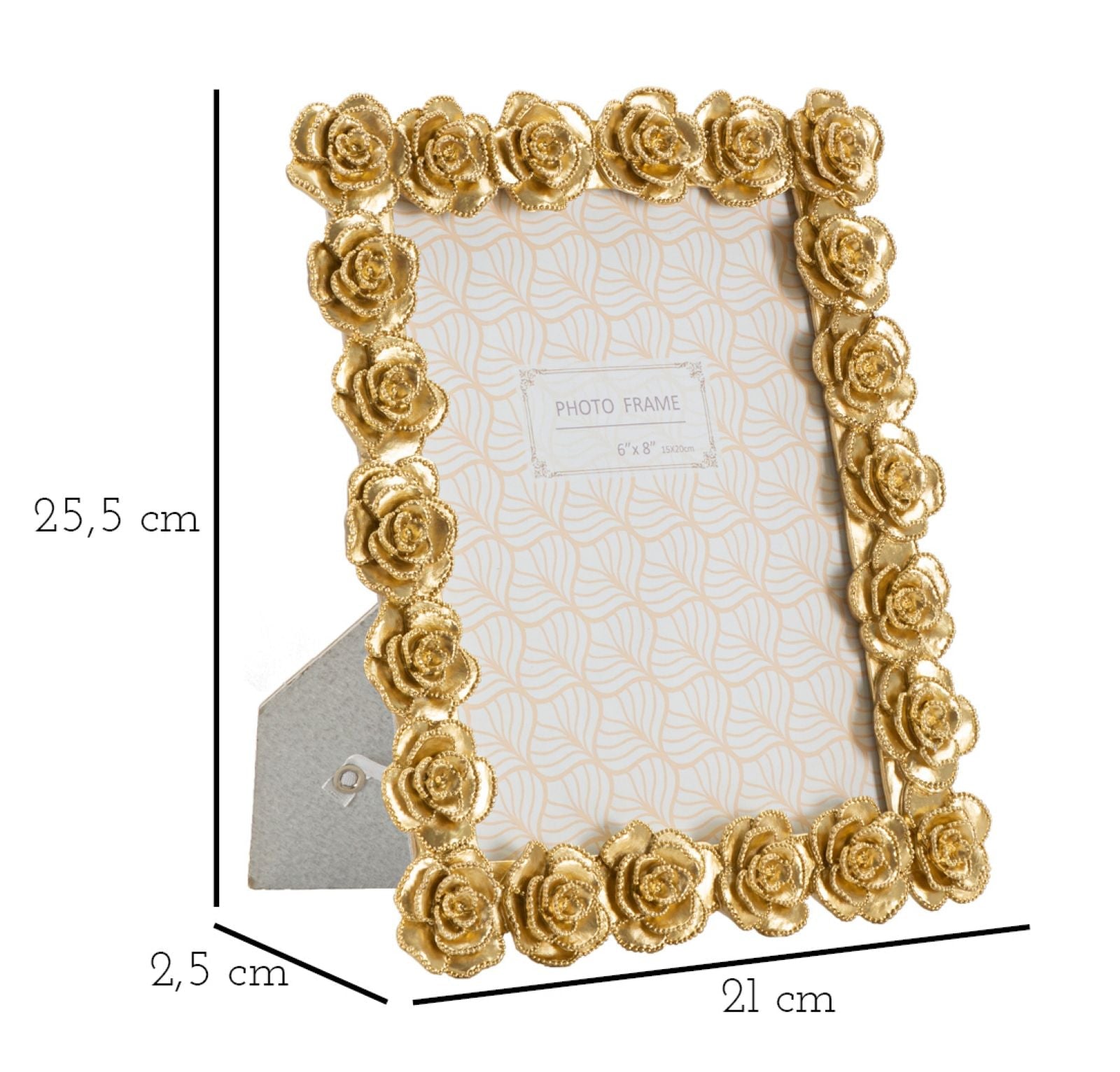 Cornice Elegante Rossan 21x2,5x25,5 cm (Interno 15x20 cm)