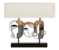 Lampada da Tavolo Picassy Plus - Design Cubista 50x17,8x45 cm