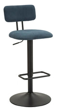 Sgabello Bar Regolabile Navy in Stile Retro cm 41x47,5x85-106,5 (seduta cm 61-83)