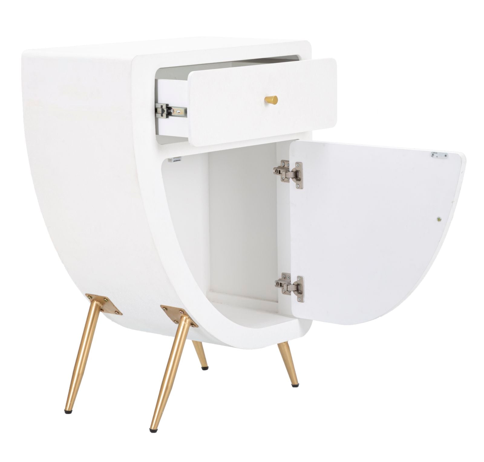 Comodino Alto Venus Design Retro cm 60x32x79