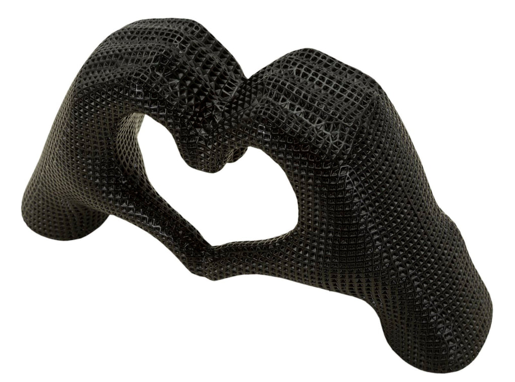 Scultura Lover Black Cm 25X7,5X13,5 Per Decorare Con Amore