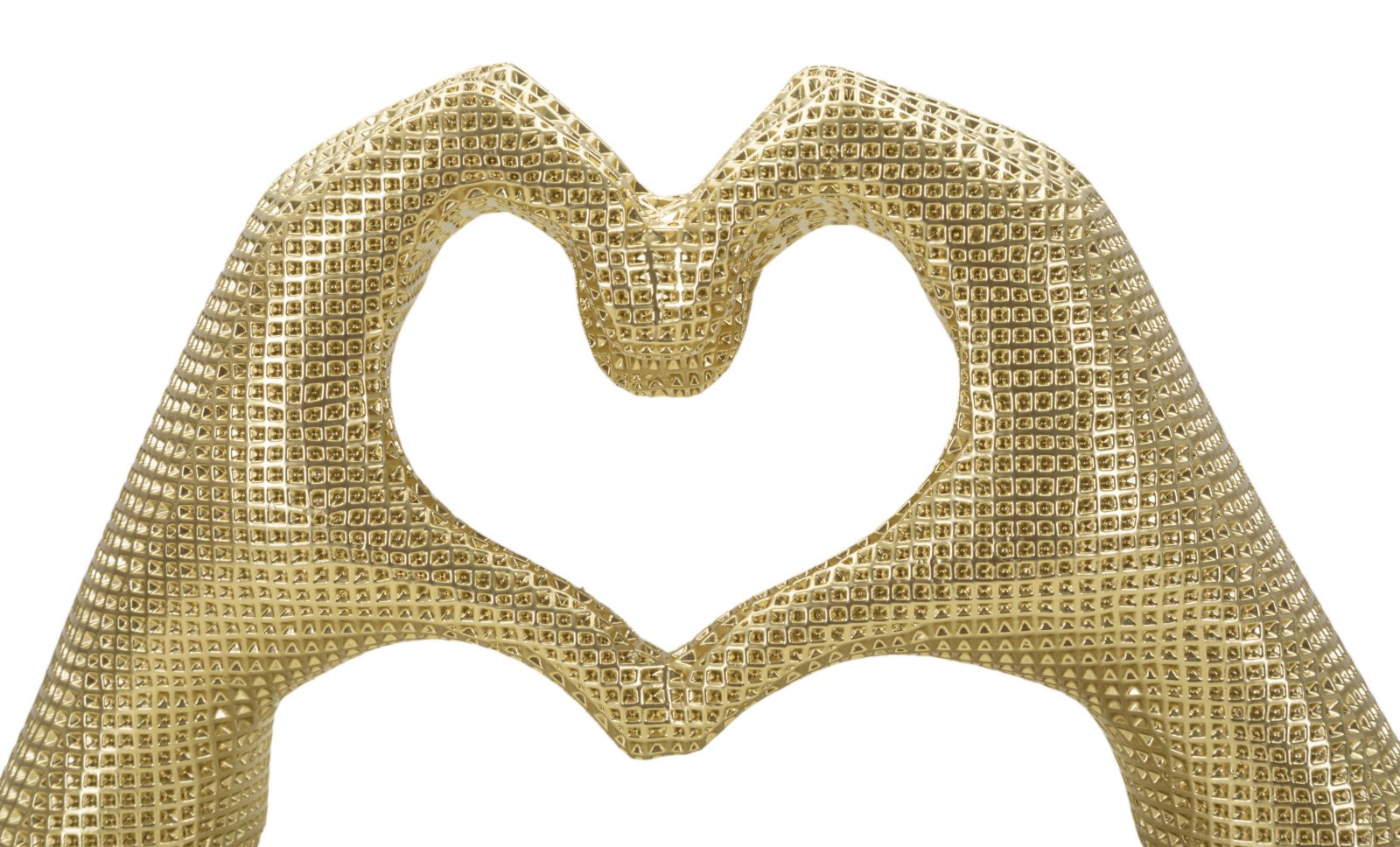 Scultura Lover Gold Cm 25X7,5X13,5 Per Ogni Ambiente Elegante