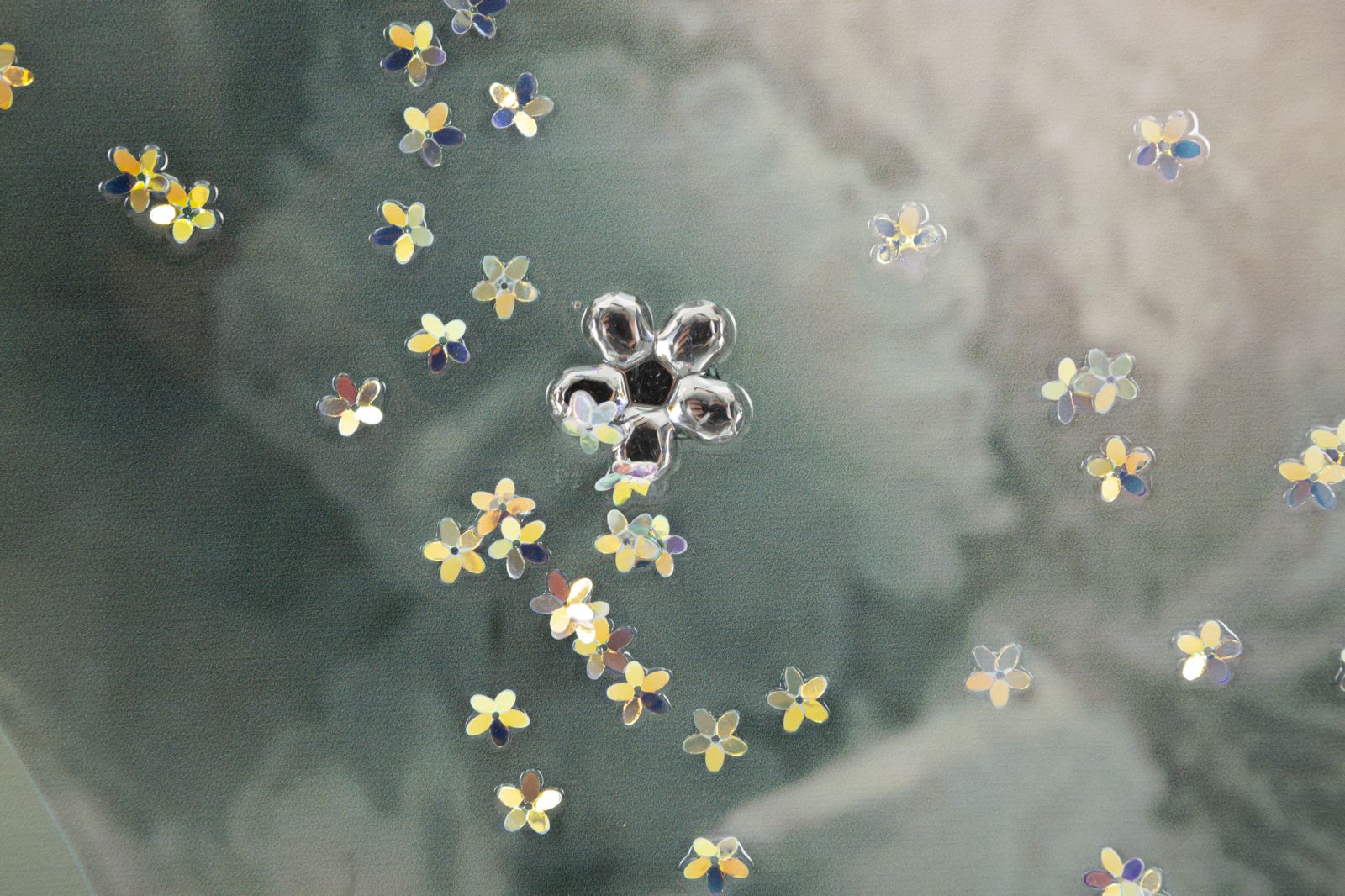 Dipinto Su Tela Laccato Elegant C/Cornice A Cm 52X4,5X152