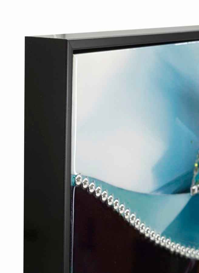 Dipinto Su Tela Laccato Pam C/Cornice -B- 62X4X92 Cm Elegante