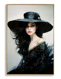 Dipinto Su Tela Laccato Dori C/Cornice -A- Eleganza 62x92