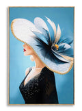 Dipinto Su Tela Laccato Dori C/Cornice -B- Eleganza 62x4x92