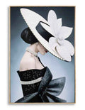 Dipinto Su Tela Laccato Marty C/Cornice A CM 62X4X92