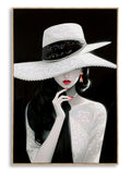 Dipinto Su Tela Laccato Marty C/Cornice -A- Elegante 62X4X92
