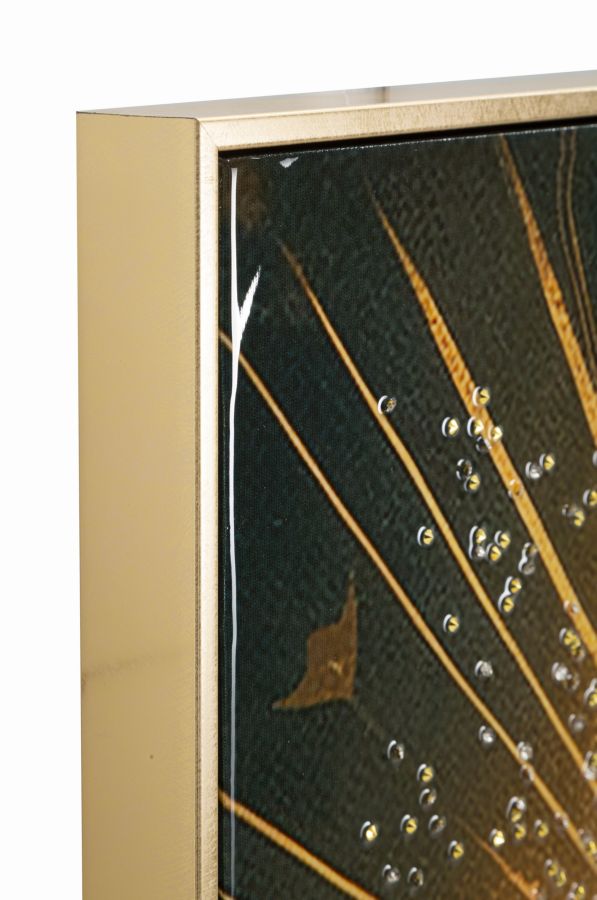 Dipinto Su Tela Laccato Madonna -B- Con Cornice 72X4X102