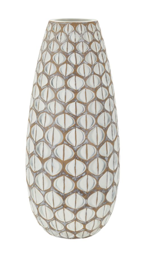 Vaso Resina Tibet Cm Ø 20X45,5 Design Moderno Elegante