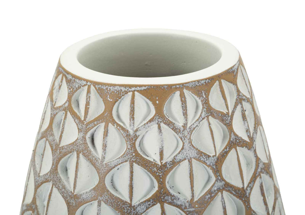 Vaso Resina Tibet Cm Ø 20X45,5 Design Moderno Elegante