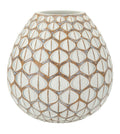 Vaso Resina Tibet Cm Ø 27X27 Elegante Design Moderno