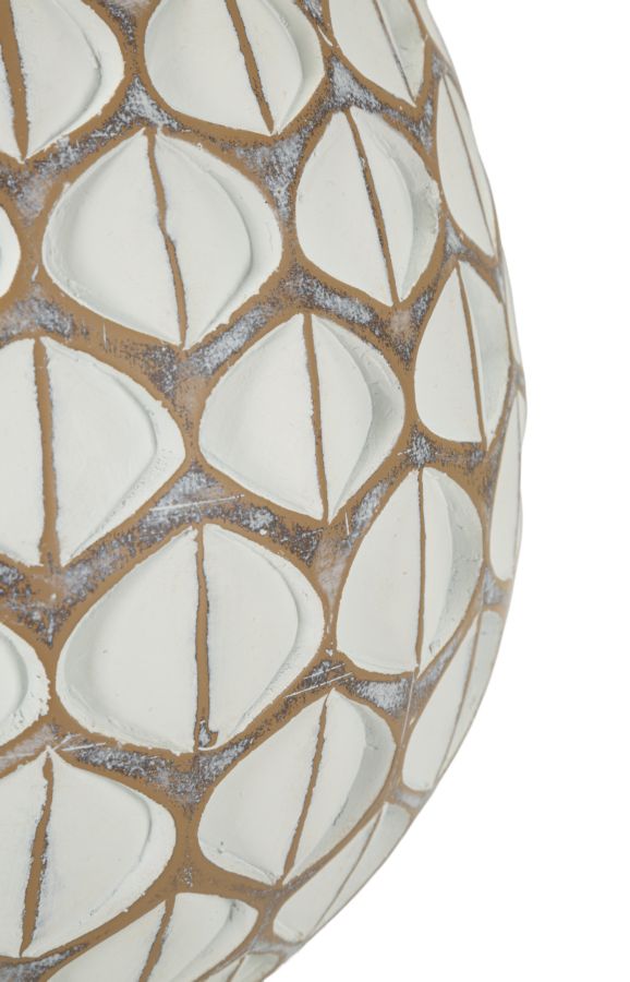 Vaso Resina Tibet Cm Ø 27X27 Elegante Design Moderno