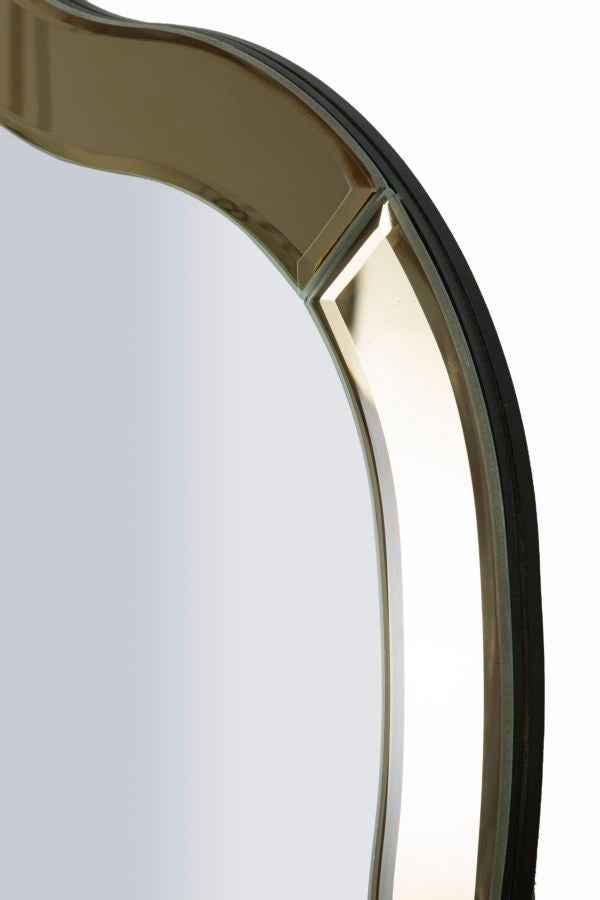 Specchio Da Muro Ankara Oro Misura 78X93 Elegante