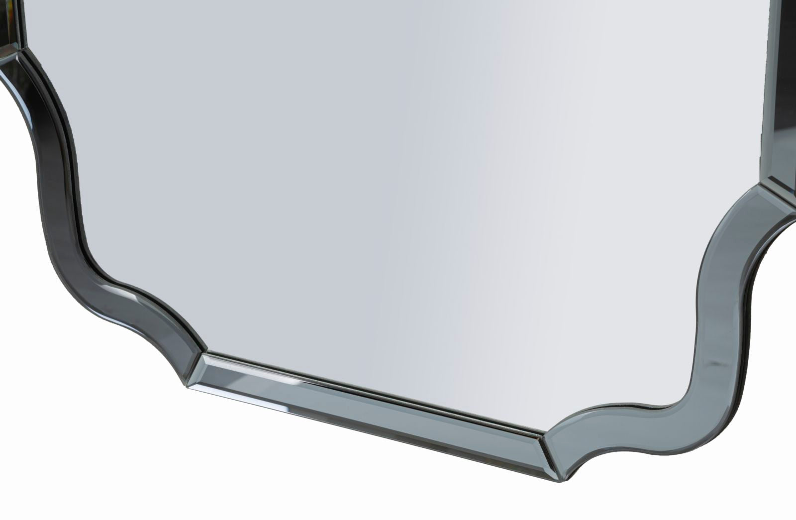 Specchio Da Muro Istanbul Grigio 60X90 Cm Elegante