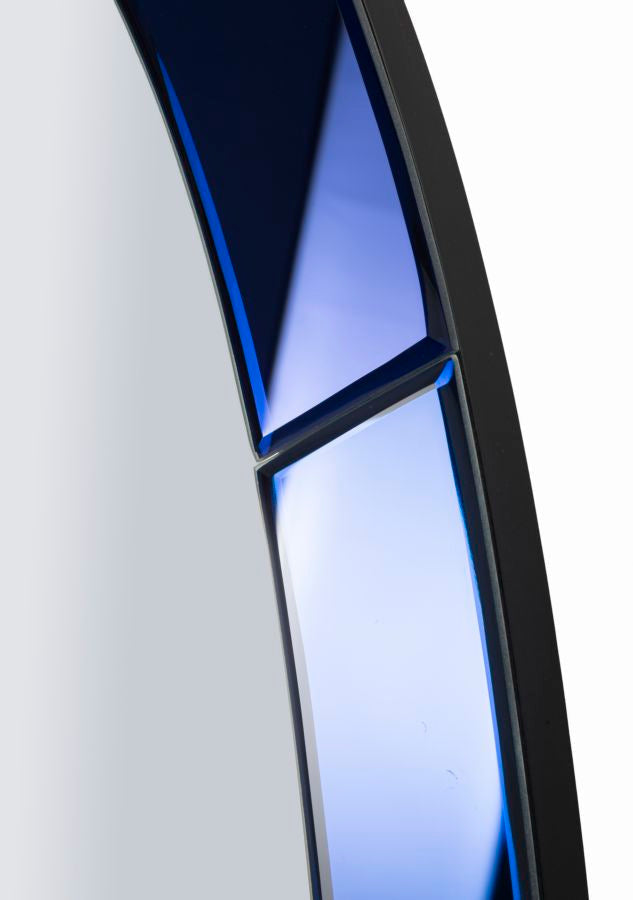 Specchio Da Muro Oslo Blu Cm 55X2X150 Elegante E Funzionale