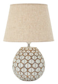 Lampada Da Tavolo Resina Tibet Cm Ø 35X52 Elegante Design
