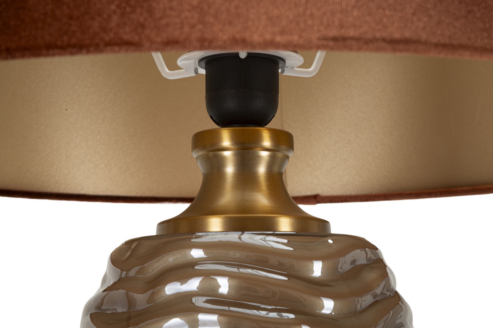 Lampada Da Tavolo Praga -B- Cm Ø 45,5X79 Elegante Design
