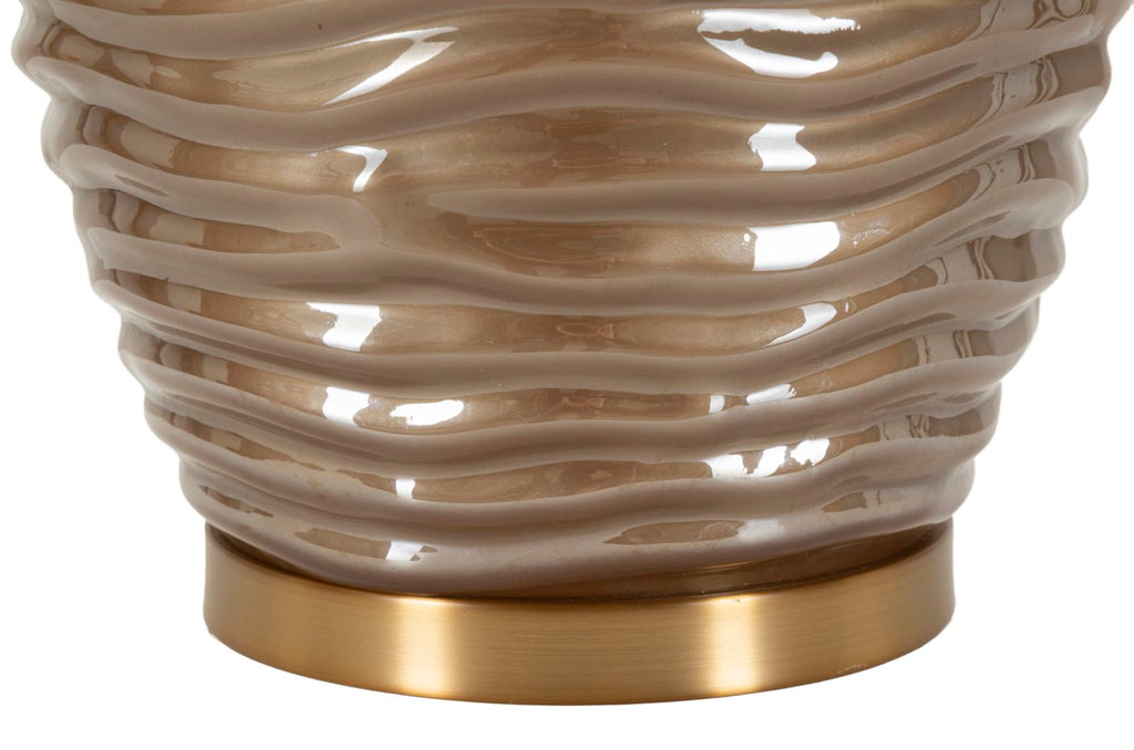 Lampada Da Tavolo Praga -B- Cm Ø 45,5X79 Elegante Design