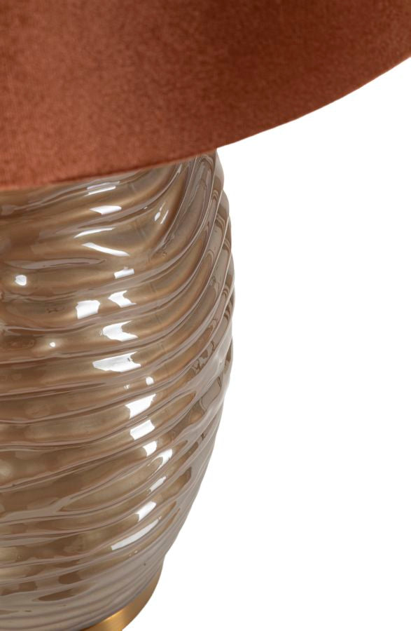 Lampada Da Tavolo Praga -B- Cm Ø 45,5X79 Elegante Design