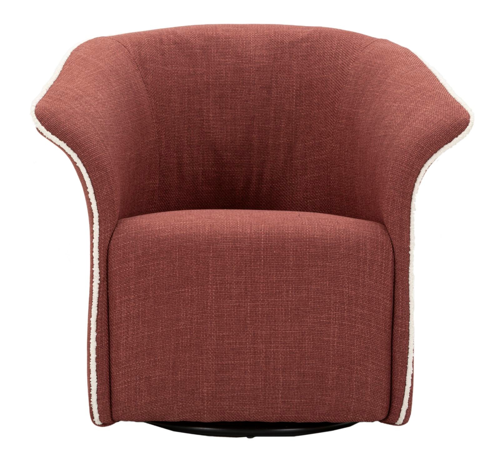 Poltrona Girevole Siena Bordeaux CM 83,5X66X80 Elegante