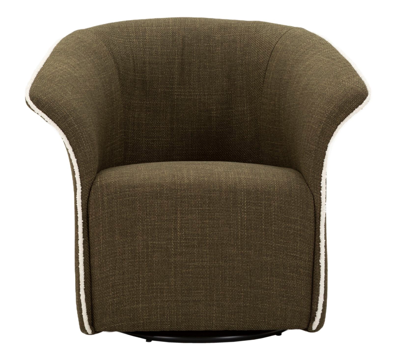 Poltrona Girevole Siena Verde Cm 83,5X66X80 Elegante