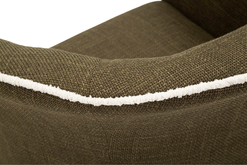Poltrona Girevole Siena Verde Cm 83,5X66X80 Elegante