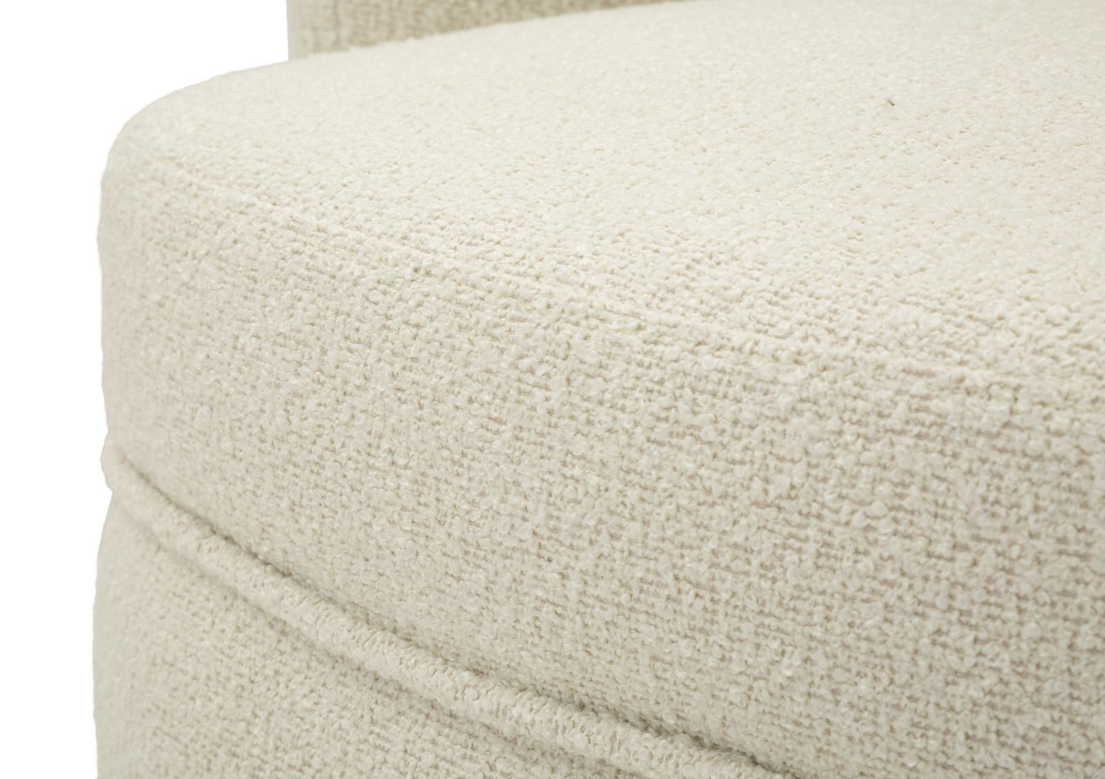 Poltrona Girevole Torino Crema 70X72X75 Alta Seduta 44,5