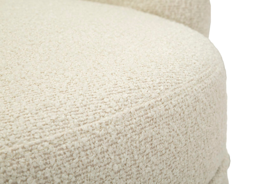 Poltrona Girevole Torino Crema 70X72X75 Alta Seduta 44,5