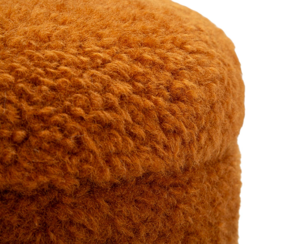 Puff C/Contenitore Saint-Moritz Marrone Set 2 Pz Ø 40X47