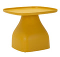 Tavolinetto Gea Giallo CM 48X48X38 Design Moderno Unico