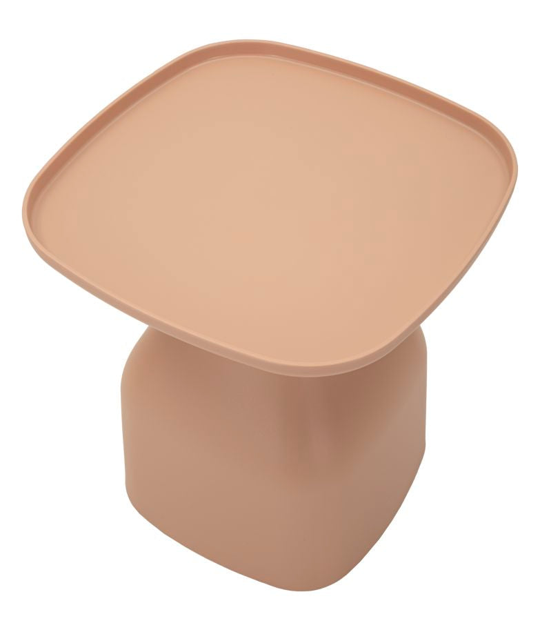 Tavolinetto Gea Rosa cm 48x48x50 Design Moderno Elegante