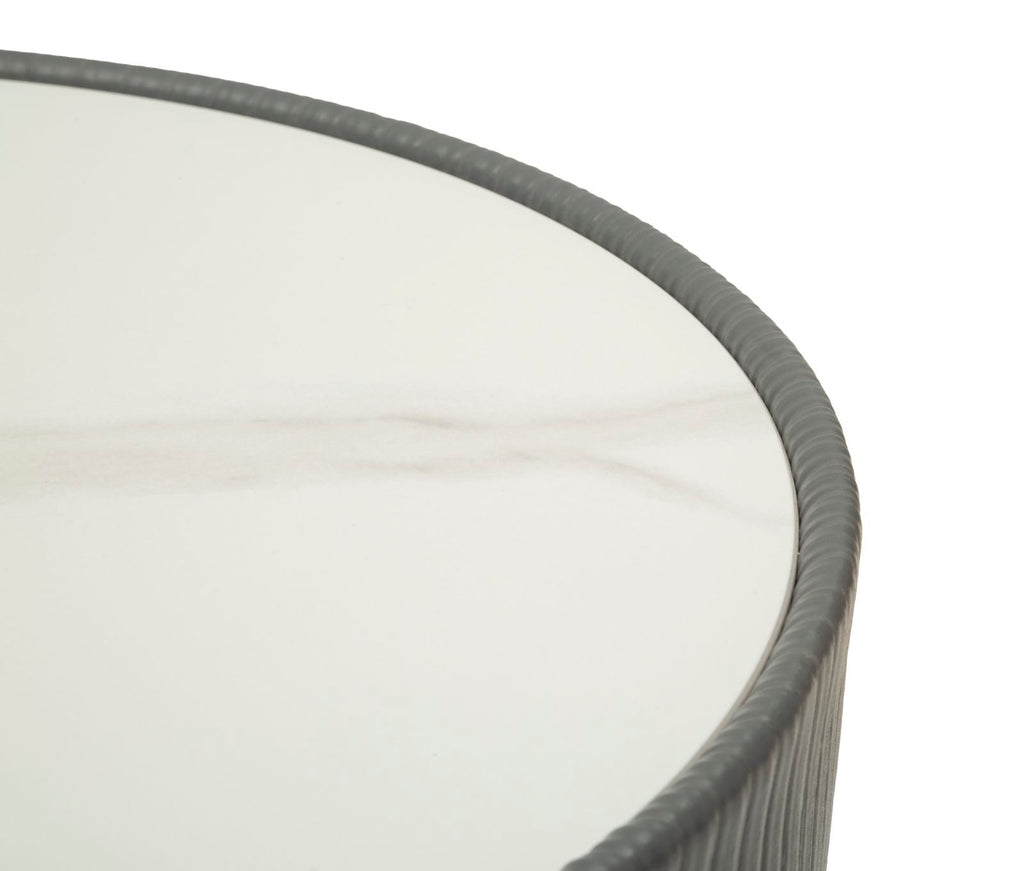 Tavolino Da Caffè Elge Cm Ø 46X45 Con Design Elegante