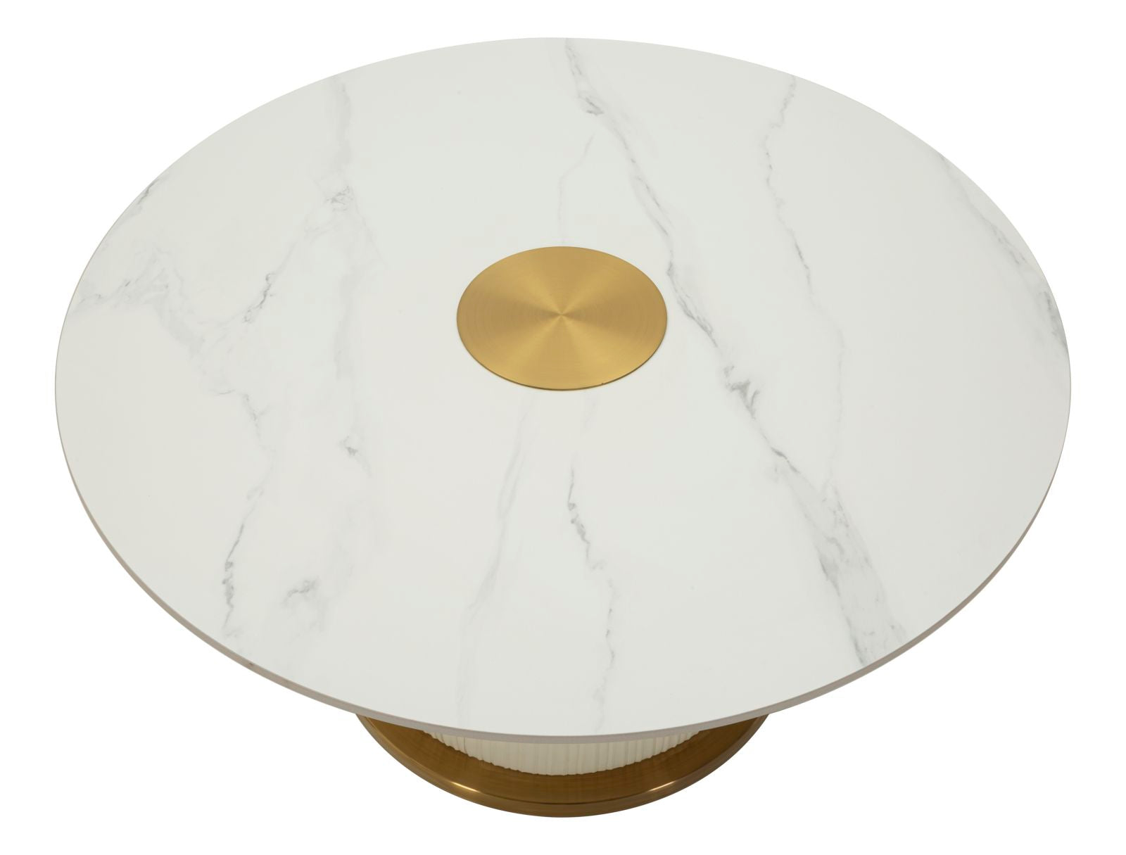 Tavolino Da Caffe' Nova Cm Ø 80X39,5 Elegante E Moderno