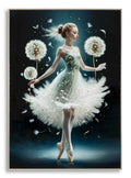 Dipinto Su Tela Laccato Dancing C/Cornice A 72X4X102
