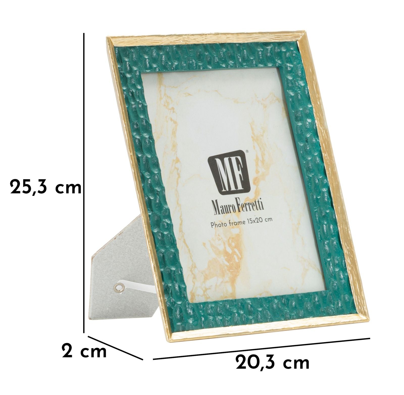 Cornice Grent Cm 20,3X2X25,3 Misura Interna Cm 15X20 Elegante
