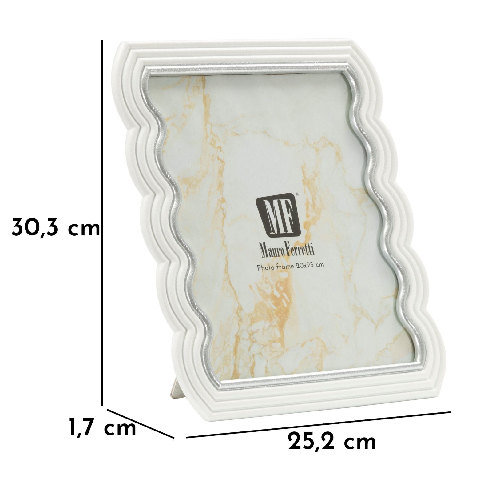 Cornice Curty Cm 25,2X1,7X30,3 Per Foto 20X25 Elegante