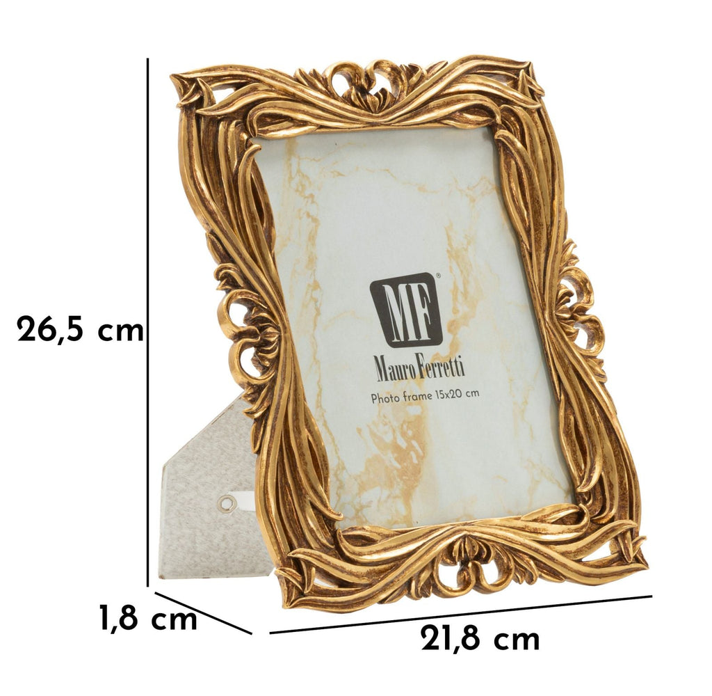 Cornice Baroque Cm 21,8X1,8X26,5 Misura Interna Cm 15X20