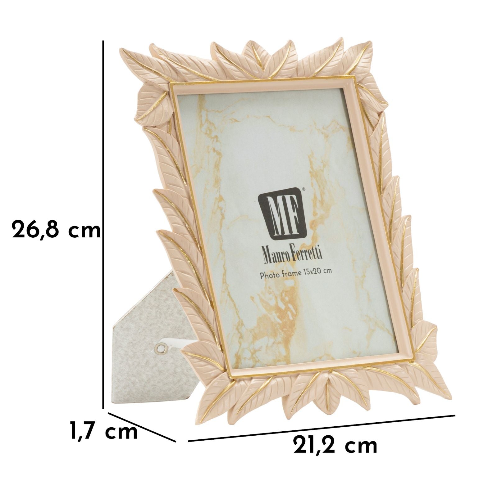 Cornice Leaffy 21,2X1,7X26,8 Misura Interna 15X20 Elegante