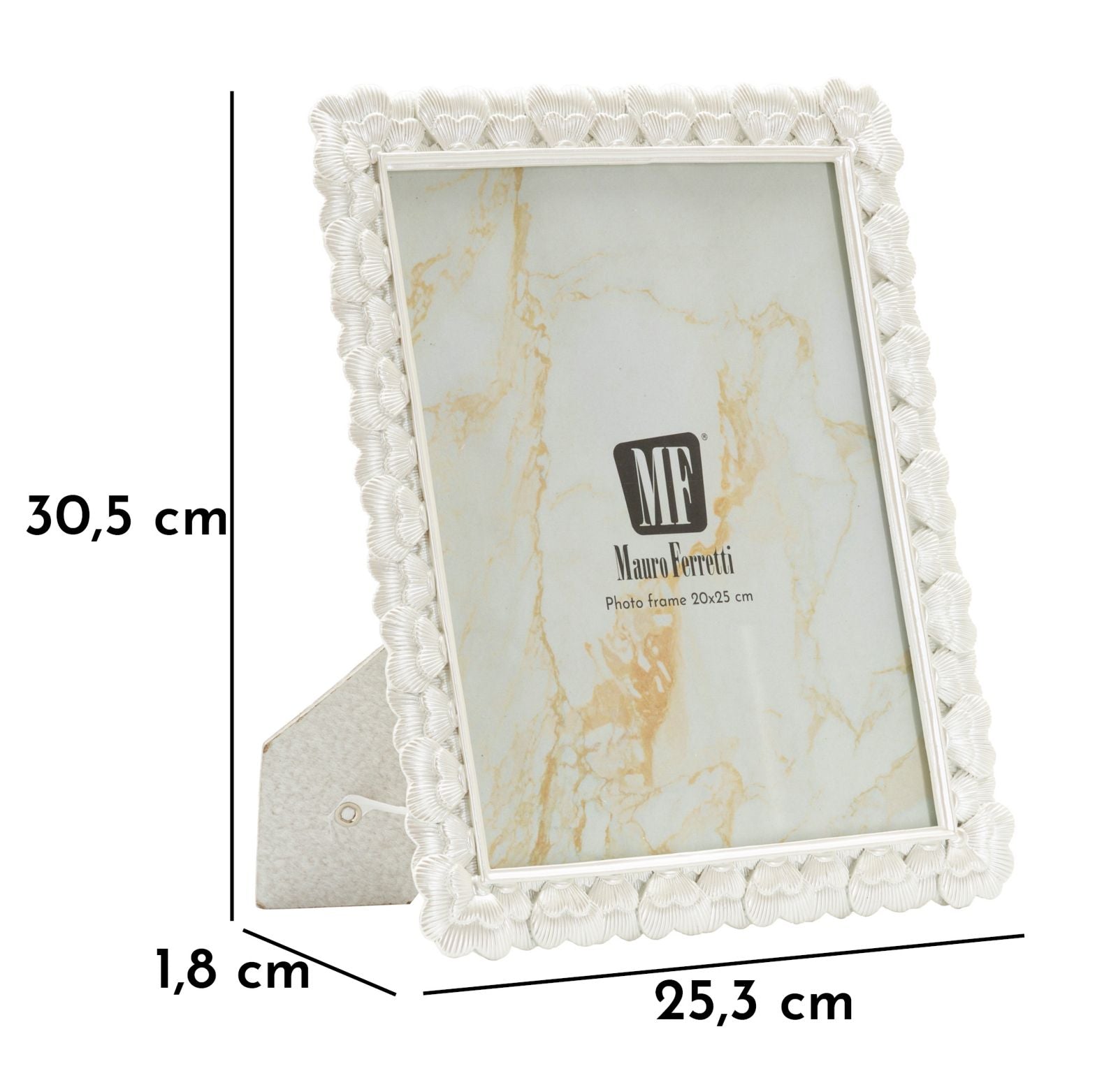 Cornice Hearty Cm 25,3X1,8X30,5 Misura Interna Cm 20X25