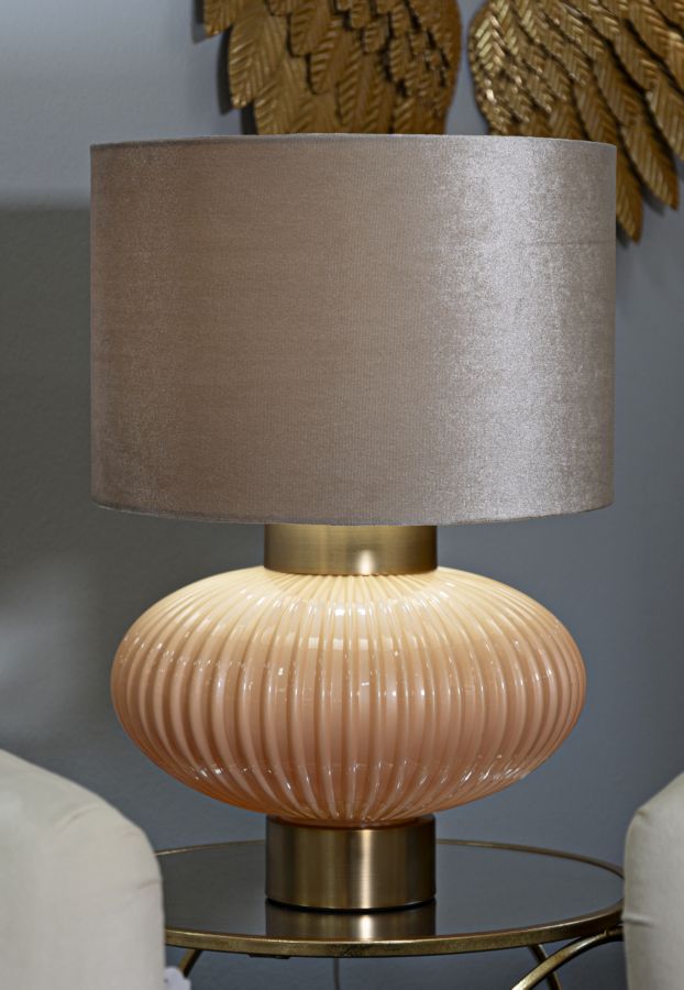 Lampada Da Tavolo Perly -B- Cm Ø 33X49 Elegante Design