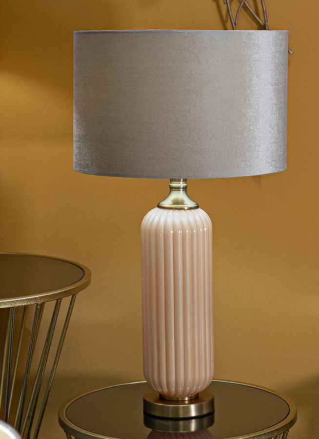 Lampada Da Tavolo Perly -C- Cm Ø 35,5X64 Elegante Design