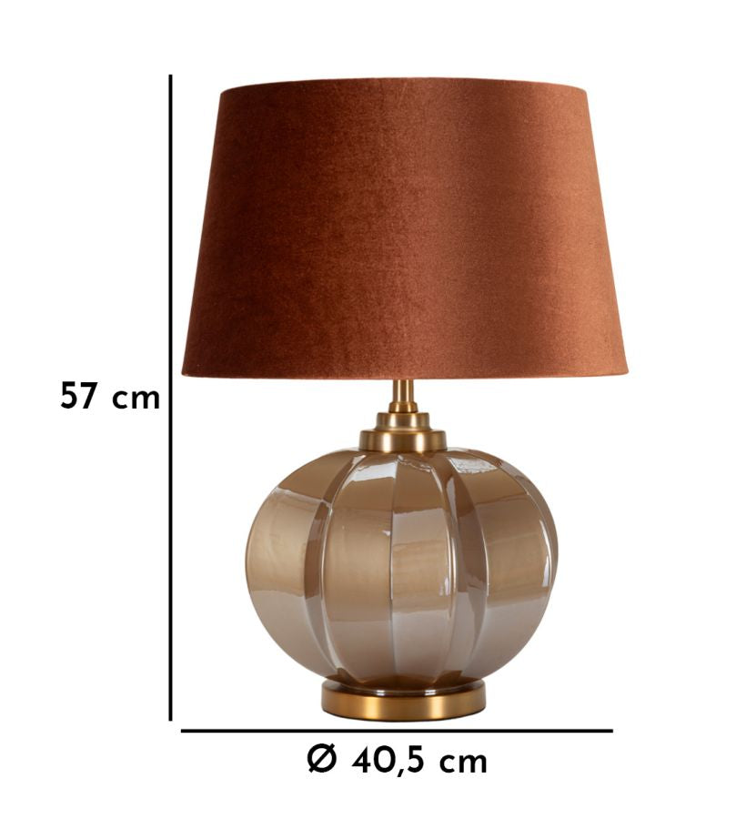 Lampada Da Tavolo Praga -A- Elegante Ø 40,5X57